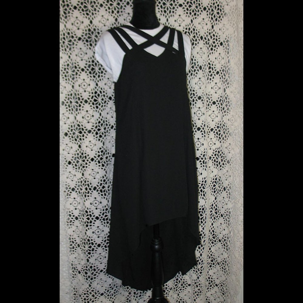 Lush Black Sundress D0082